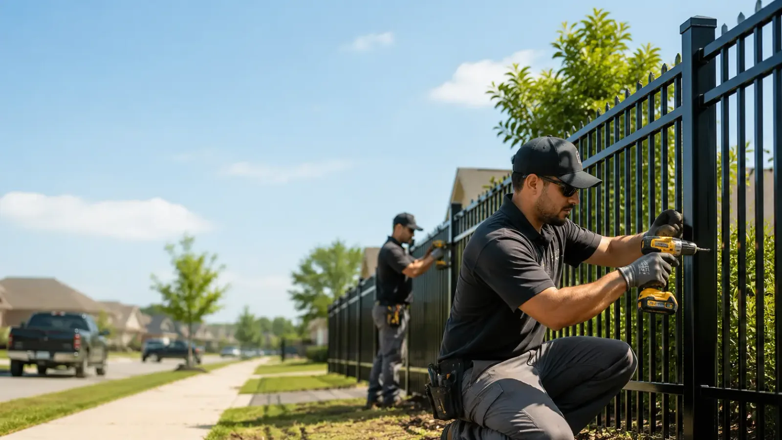Metal Fence Installation in Hennepin, OK